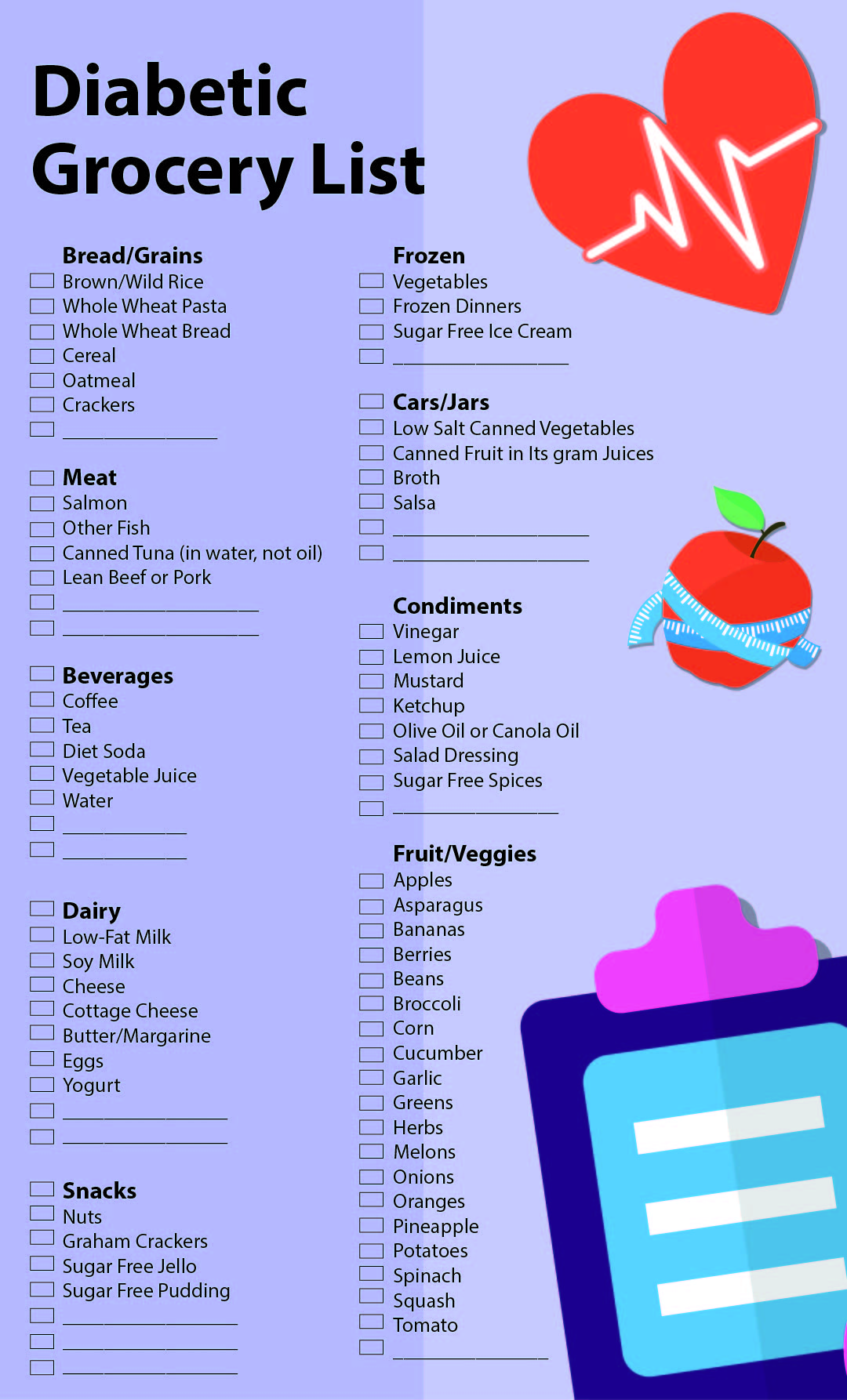 Chart Printable List Of Foods For Diabetics PrintableDietPlan