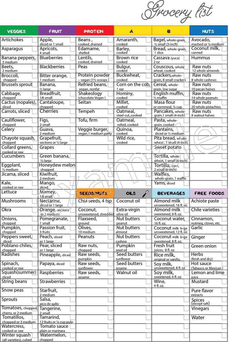 printable free dinner planner with calorie tracker