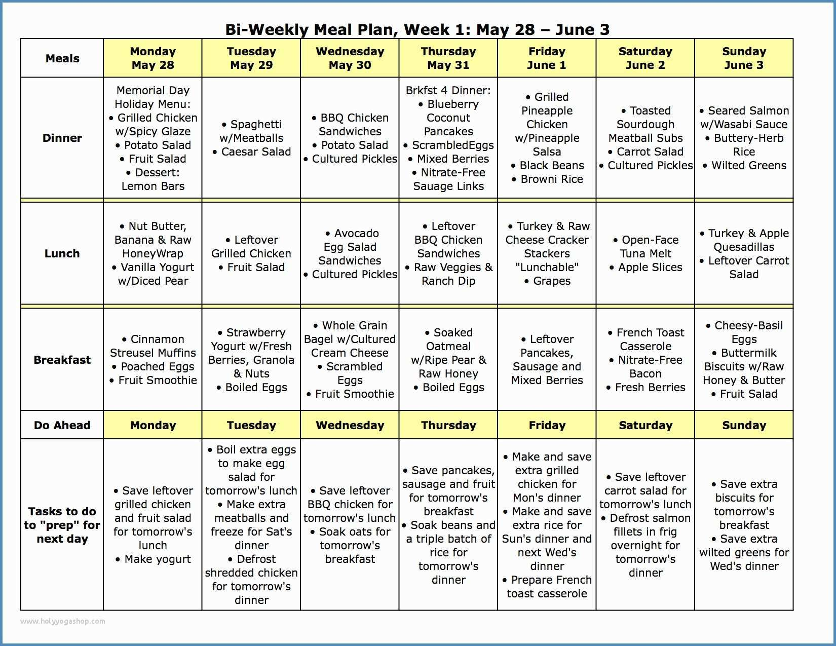 diabetic meal plan chart pdf