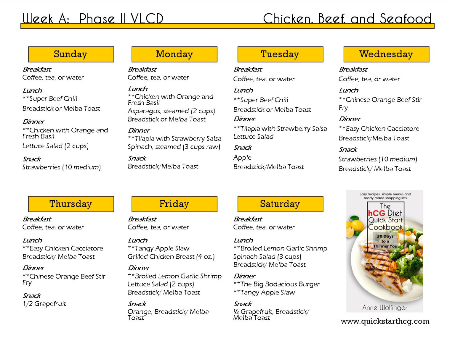 Atkins Phase 1 Meal Plan PrintableDietPlan