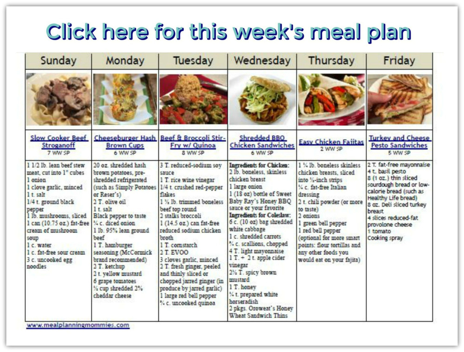 2 Week Jump Start Diet Weight Watchers DietWalls PrintableDietPlan