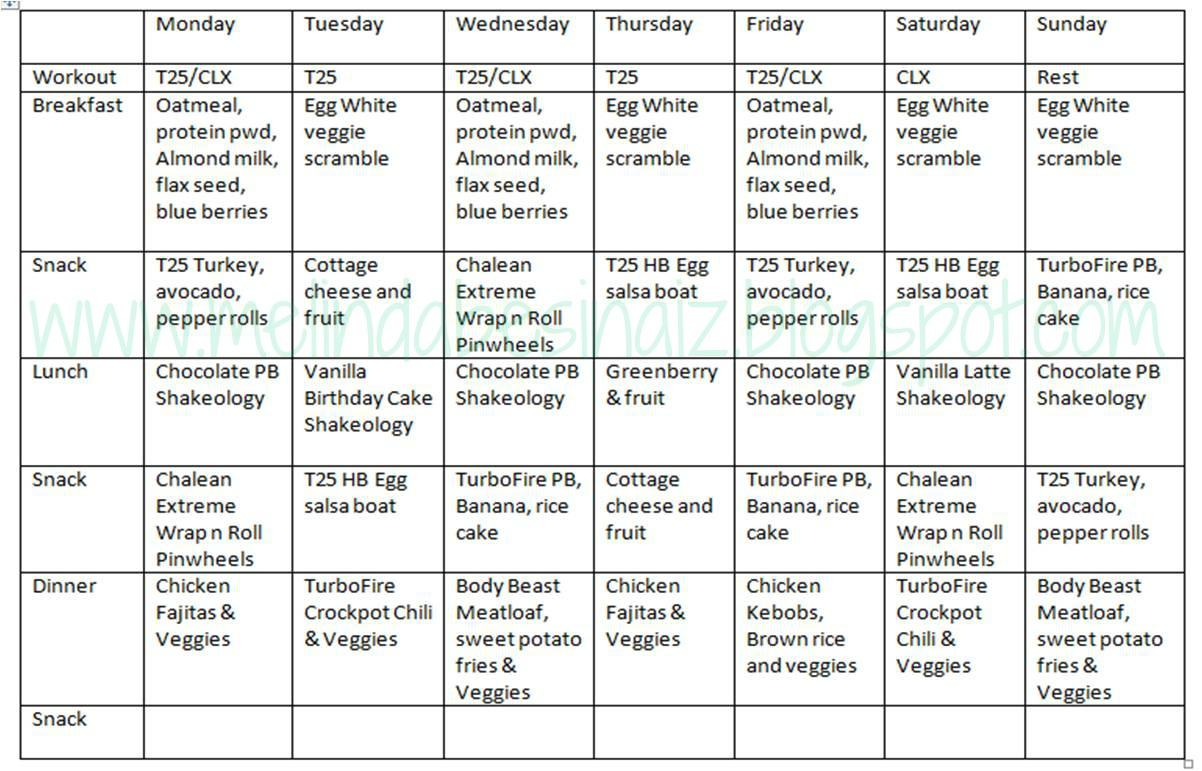 Printable 17 Day Diet Meal Plan Pdf PrintableDietPlan