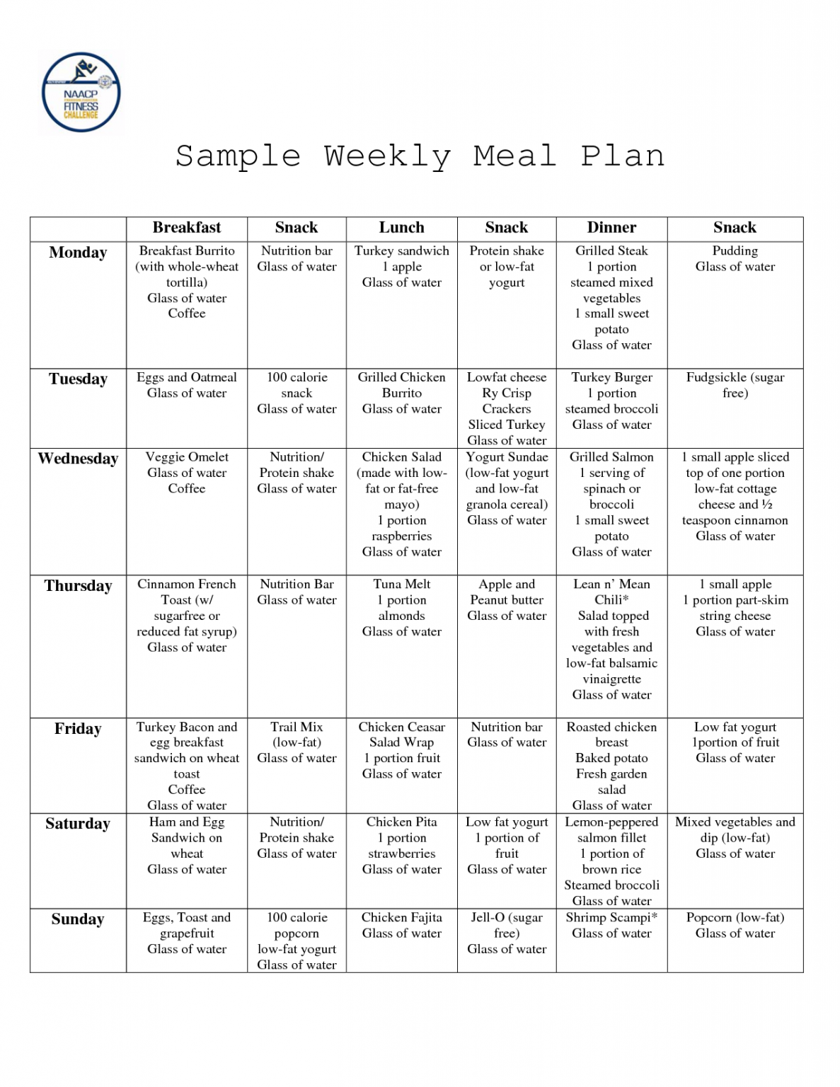 Lactose And Tolerance Meal Plans Printable PrintableDietPlan