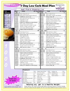 1000 Calorie Diet Plan Pdf - PrintableDietPlan.com