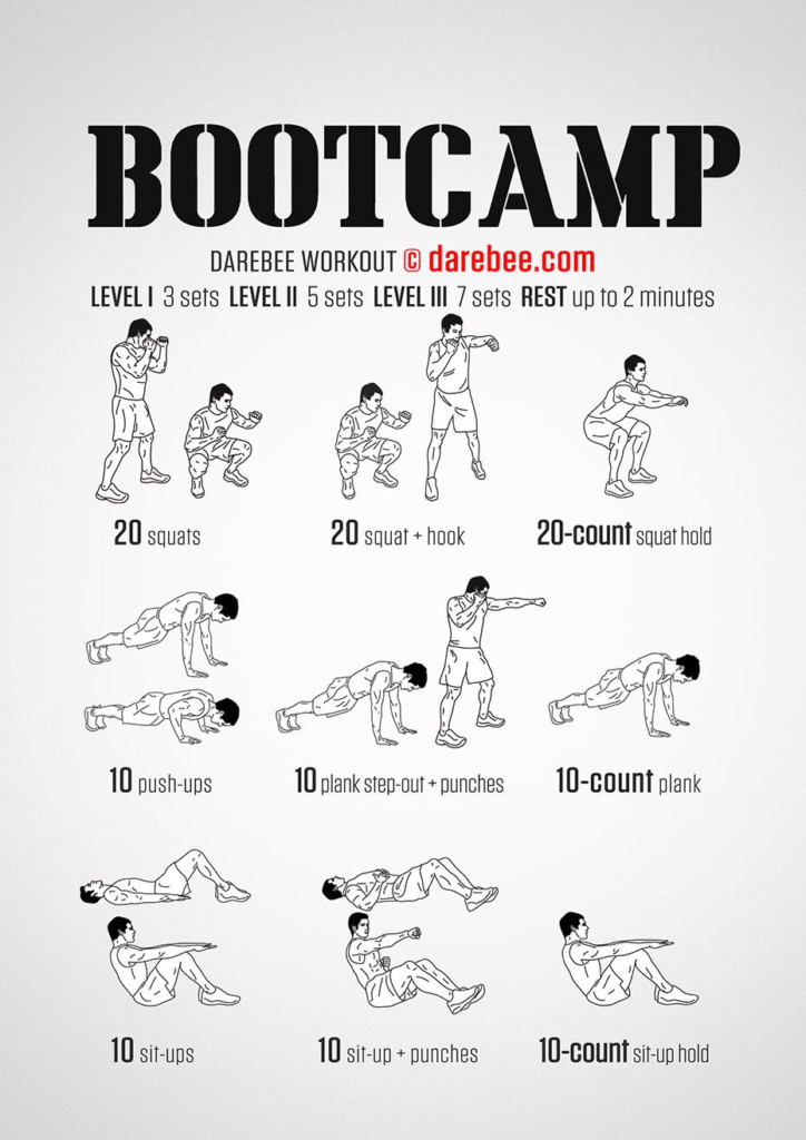 Bootcamp Workout Military Workout Boot Camp Workout | PrintableDietPlan.com